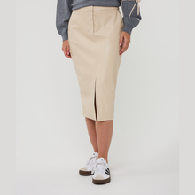 Load image into Gallery viewer, Person wearing a beige skirt with a plain background