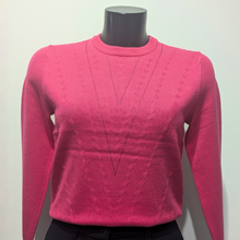 Load image into Gallery viewer, Pink sweater on a mannequin against a plain background