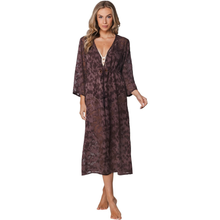 Load image into Gallery viewer, Front view of model wearing Pastunette Beach Cover Up, with a white background.
