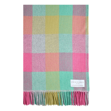 Load image into Gallery viewer, Front of Foxford Skellig Throw, with a white background.