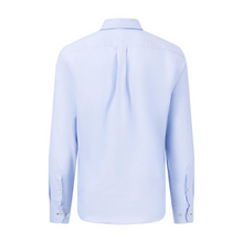 Load image into Gallery viewer, Fynch Hatton Oxford Long Sleeve Shirt | Navy / Blue Stripe / Pink