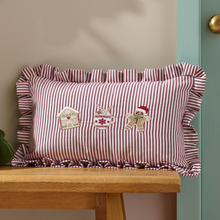 Load image into Gallery viewer, Christmas Gingerbread Stripe Cushion | 30x50cm