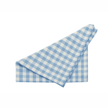 Load image into Gallery viewer, Gingham Napkin | Blue Set of 4