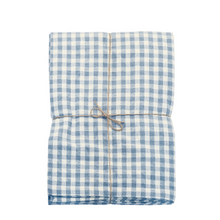 Load image into Gallery viewer, Walton & Co Gingham Tablecloth | Blue 130x180cm