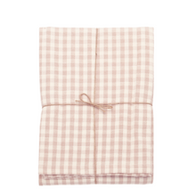 Load image into Gallery viewer, Gingham Tablecloth | Plaster Pink 130x180cm
