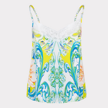 Load image into Gallery viewer, esqualo camisole top in print colour showing back of top
