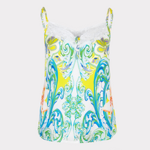 Load image into Gallery viewer, esqualo camisole top in print colour showing front of top
