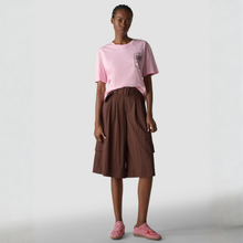 Load image into Gallery viewer, Person wearing a pink t-shirt and brown skirt on a white background