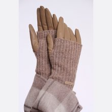 Load image into Gallery viewer, Infinity Leather Gloves with Knitted Sleeve