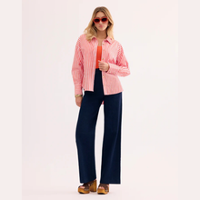 Load image into Gallery viewer, Stripe shirt over jeans