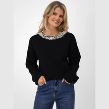 Load image into Gallery viewer, Kate and Pippa Annabelle Top | Black