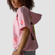 Load image into Gallery viewer, Side view of hoodie on lady