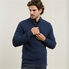 Load image into Gallery viewer, Man wearing a blue sweater against a plain background