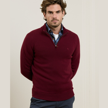 Load image into Gallery viewer, Magee Superfine Lambswool Half Zip