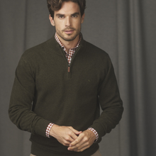 Load image into Gallery viewer, Magee Superfine Lambswool Half Zip