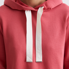 Load image into Gallery viewer, Marco O' Polo Organic Cotton Hooded Sweatshirt | Berry