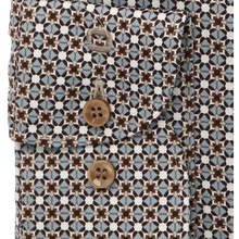 Load image into Gallery viewer, Olymp Body Fit Geometric Print L/S Shirt