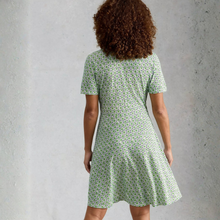 Load image into Gallery viewer, Rear of dress on model on grey background