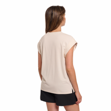 Load image into Gallery viewer, View from back of model wearing Rino & Pelle Sleeveless Top in Birch