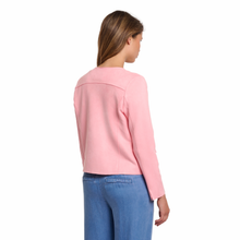 Load image into Gallery viewer, Back Image of model wearing Rino & Pelle Brisia slim fit Jacket in Cotton Candy colour