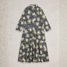 Load image into Gallery viewer, Floral patterned dress on a light gray background