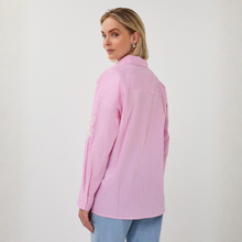 Load image into Gallery viewer, Esqualo Striped Blouse| Flower Patch