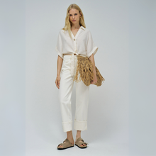 Load image into Gallery viewer, Salsa High Rise Straight Leg Turn Up Jean