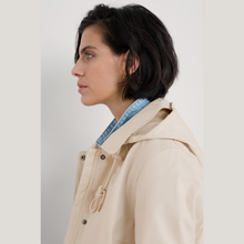 Load image into Gallery viewer, Side view of hood on Jacket on Model