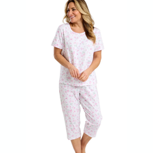 Load image into Gallery viewer, Lady in PJ Set with Pink Print