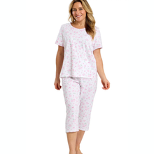 Load image into Gallery viewer, Lady in PJ Set with Pink Print