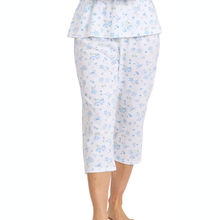 Load image into Gallery viewer, Lady in PJ Set with Blue Print