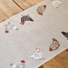 Load image into Gallery viewer, Embroidered Hen Runner | 35x175cm