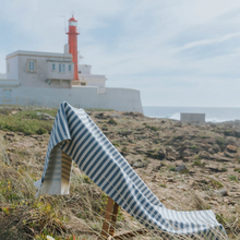 Load image into Gallery viewer, Throw spread out on deck chair