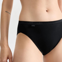 Load image into Gallery viewer, Sloggi Basic+ High Leg Tai Brief 4 Pack | Black