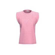 Load image into Gallery viewer, Front of Marella Utopia Embellished Tee, with a white background.