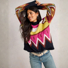 Load image into Gallery viewer, White Stuff Alice Abstract Jumper