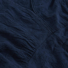 Load image into Gallery viewer, Close-up of textured navy fabric