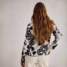 Load image into Gallery viewer, White Stuff Lulu Print Cardigan Natural