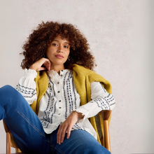 Load image into Gallery viewer, White Stuff Naomi Embroidery Ivory Blouse
