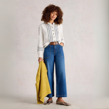 Load image into Gallery viewer, White Stuff Naomi Embroidery Ivory Blouse
