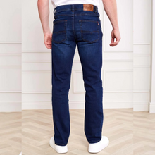 Load image into Gallery viewer, Andre Sanchez Jeans | Worn / Clean, Mid Blue, Blue/Black