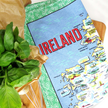 Load image into Gallery viewer, Ireland Map Cotton Tea Towel