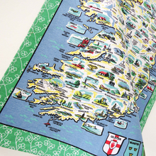 Load image into Gallery viewer, Ireland Map Cotton Tea Towel