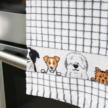 Load image into Gallery viewer, Poli-Dri Jacquard Dogs Tea Towel