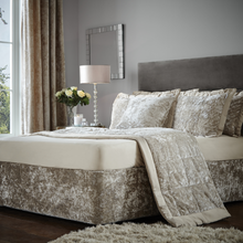 Load image into Gallery viewer, CL Crushed Velvet Divan Base Wrap