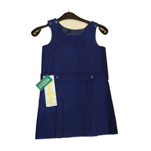 Load image into Gallery viewer, School Pinafore Plain - Royal, Grey, Navy
