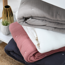 Load image into Gallery viewer, Stof Bolton Throw | Blush 130cm x 160cm