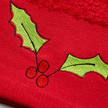 Load image into Gallery viewer, Robins & Holly Guest Towel Pair