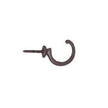 Load image into Gallery viewer, Crown Tieback Hooks (Pair) Grey