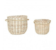 Load image into Gallery viewer, Argento Whitewash Storage Baskets